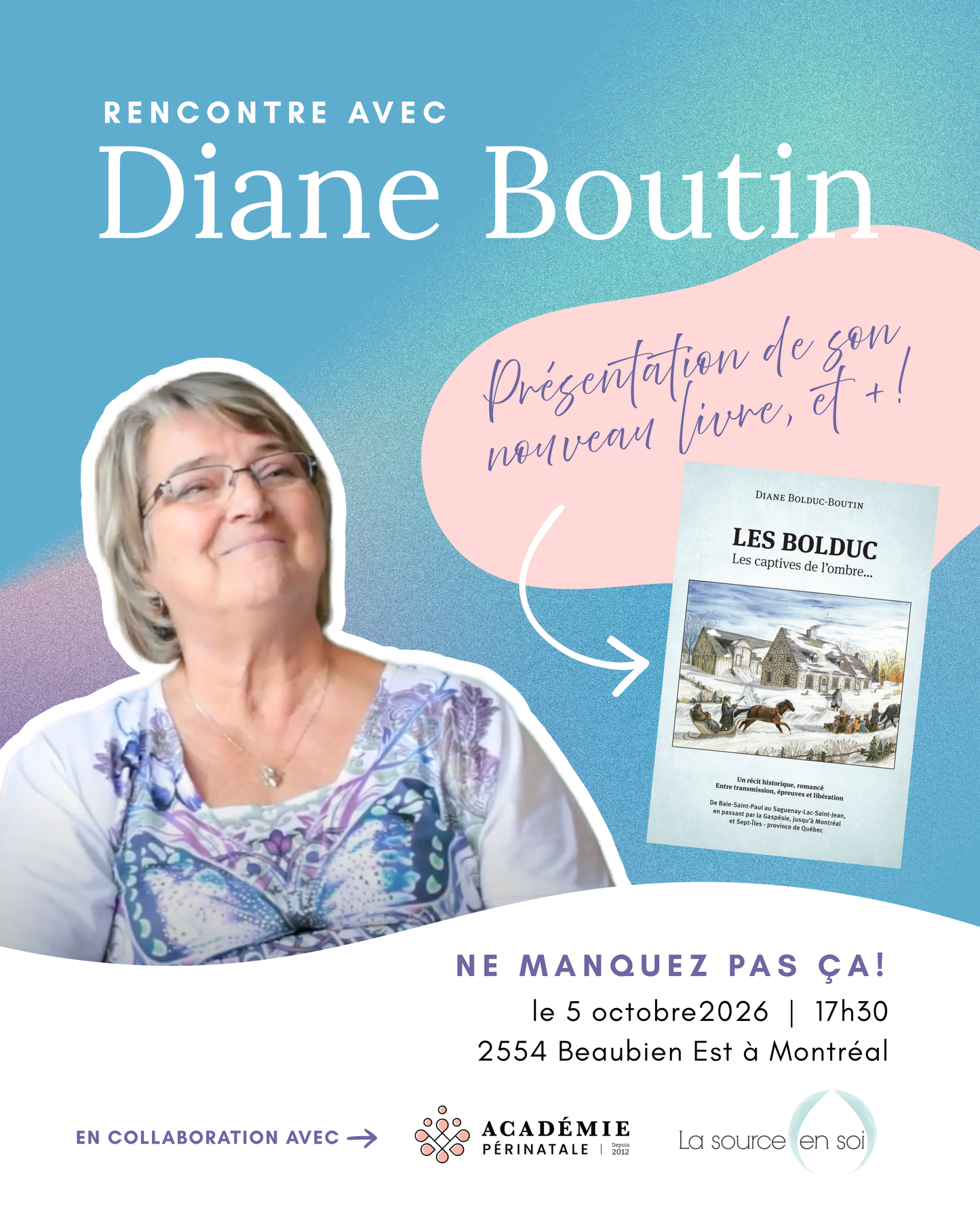 Conférence de Diane Boutin